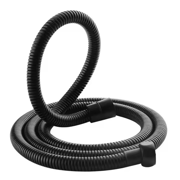 High Quality Ultra-Flexible Black Spray-Painted Stainless Steel Black Shower Hose