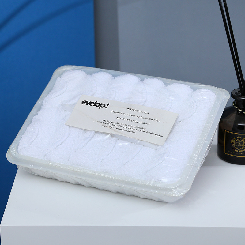 Manufacture Director Price Airline Hand Towel Napkin Towel Airline Square Towels