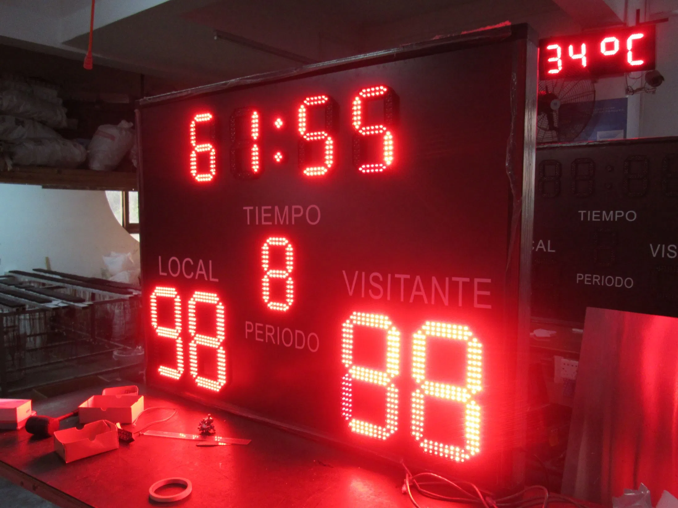 Digital LED Basketball Scoreboard LED Football Scoreboard Digital LED Score Display Board