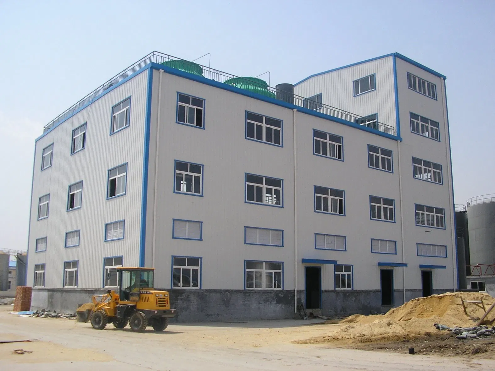 Prefab Commercial Steel Building Five Storey Office Buildings Steel Structure Prefabricated School Building