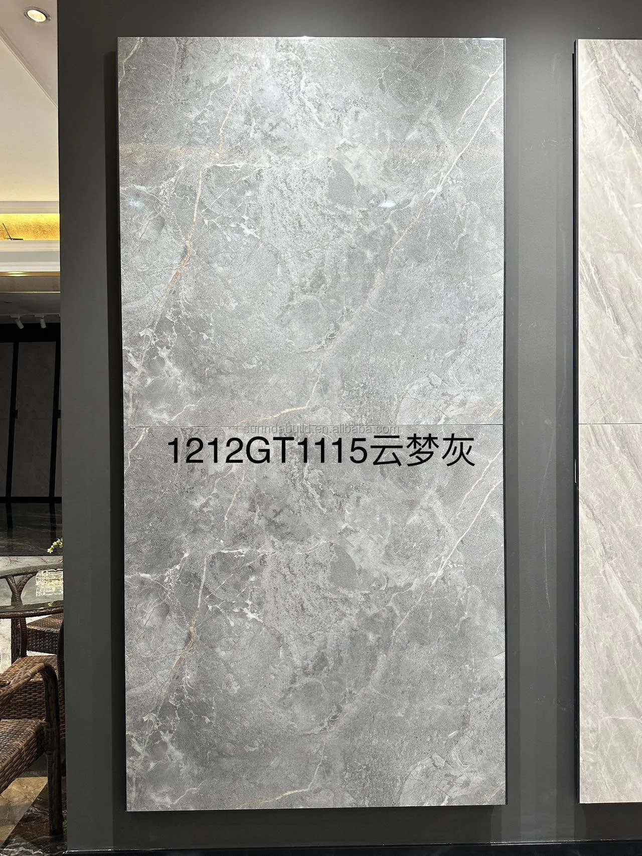 High Glossy Interior Room 1000X1000mm Floor Ceramic Tiles Marble Design Rectified White Carrara Marble Designs Glazed Polished Porcelain Tile