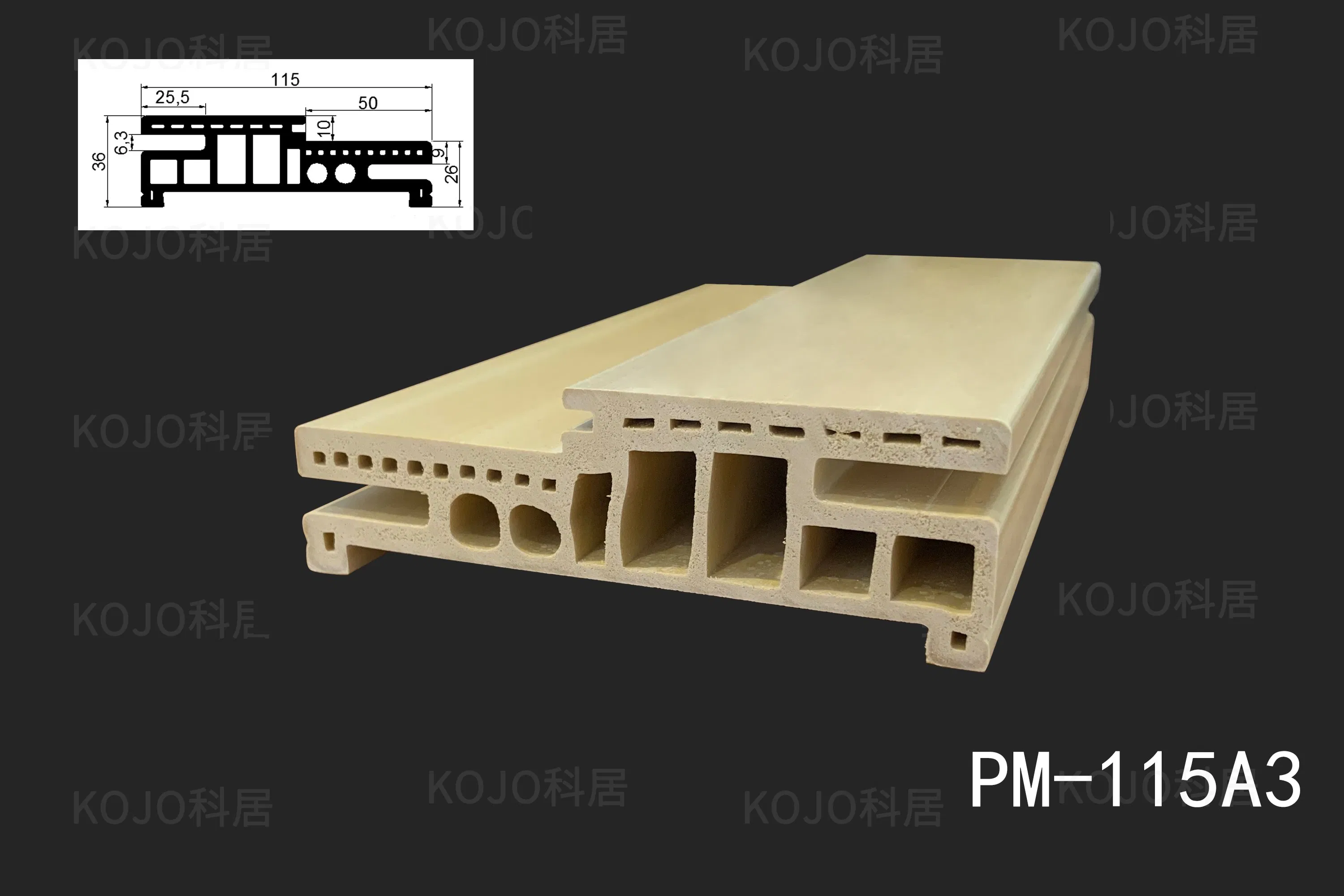 Premium Waterproof WPC Frame for Stylish Interior Doors