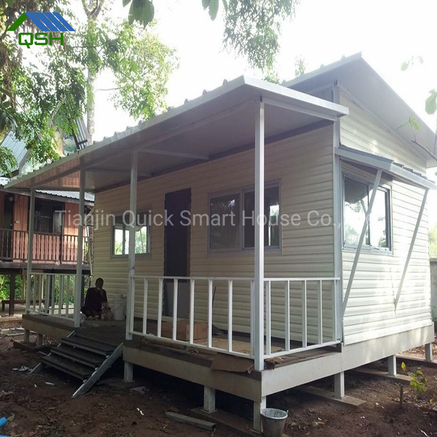 Wooden House Bali/Lebanon Prefab Tiny House on Wheels/Trailer