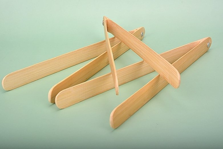 Kitchen Appliance Eco-Friendly Food Grade V Shape Natural Bamboo Kitchen Tongs Clip