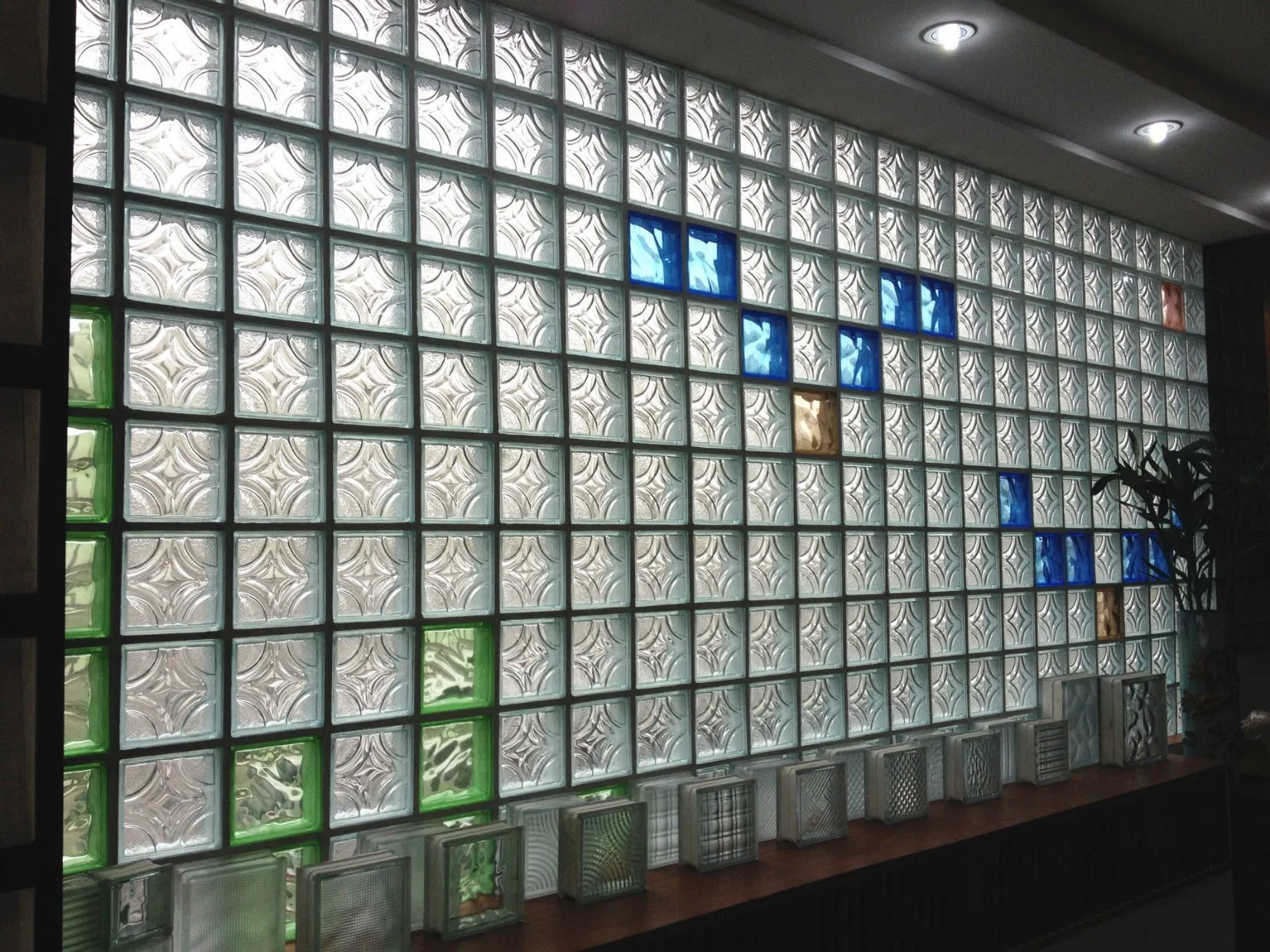 Watter Bubble Color Glass Brick for Wall