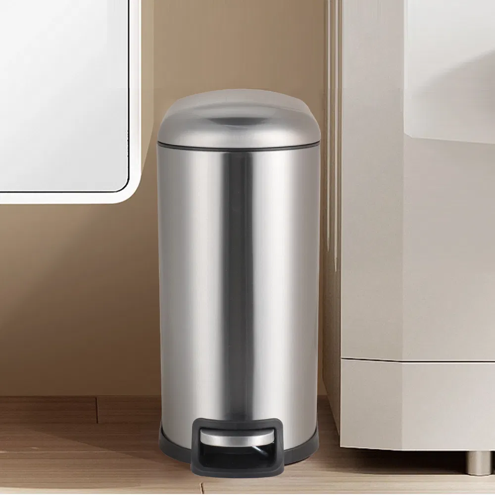 Stainless Steel Garbage Can Rectangle Kitchen Waste Bin Amazon Popular Dustbin