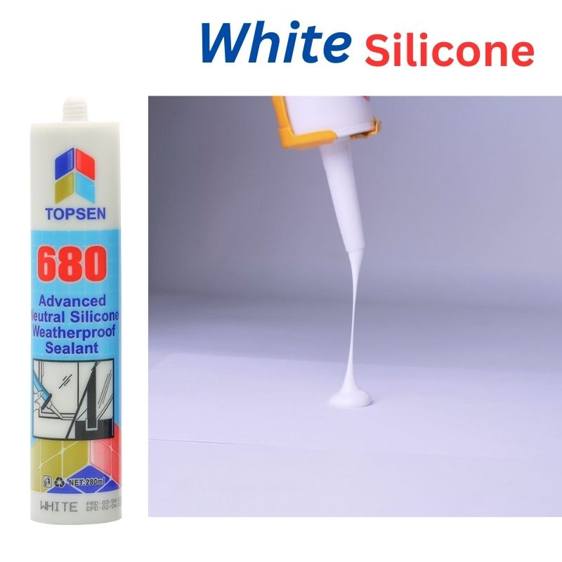 Topsen 680 100% Silicone Sealant Guaranteed No White Oil, No Shrinkage