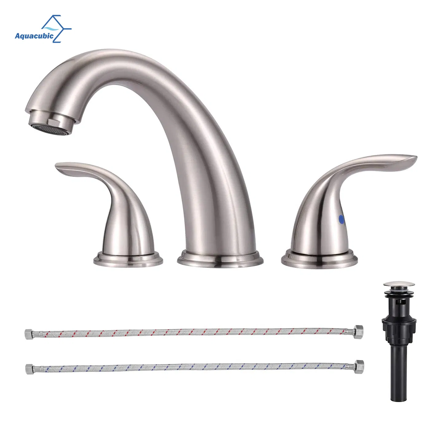 Смеситель для раковины Aquacubic, 3 отверстия, 8 дюймов