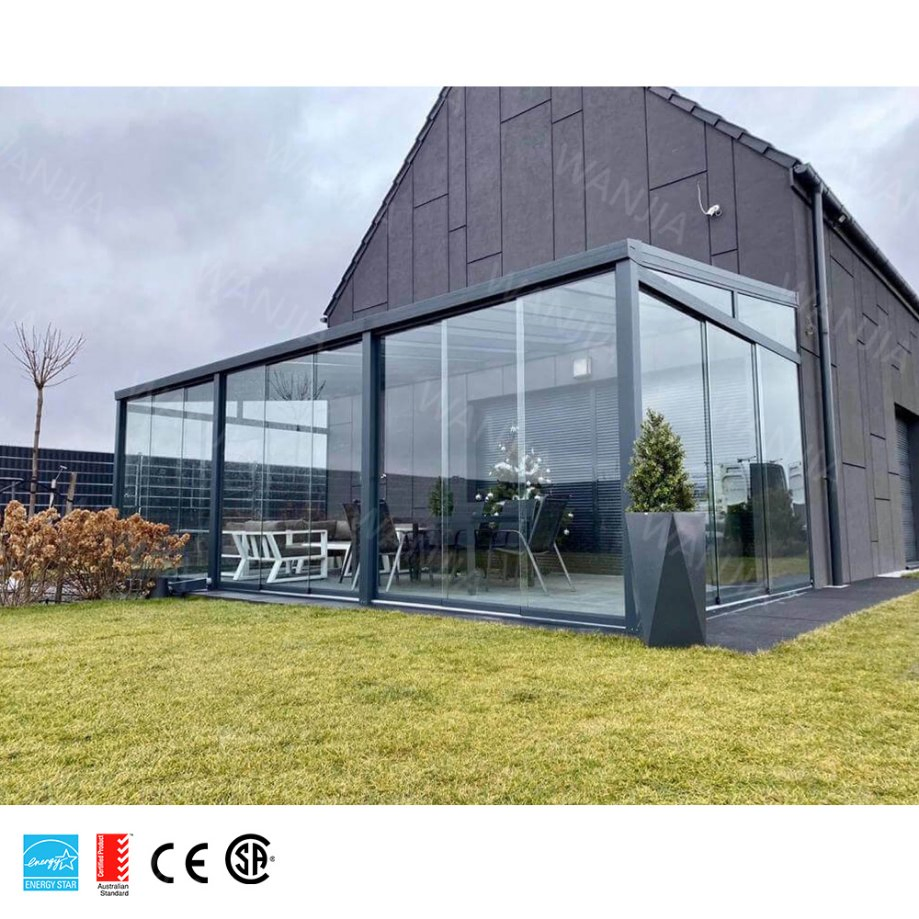 Versatile Aluminum Garden Solarium with Insulated Glass Design
