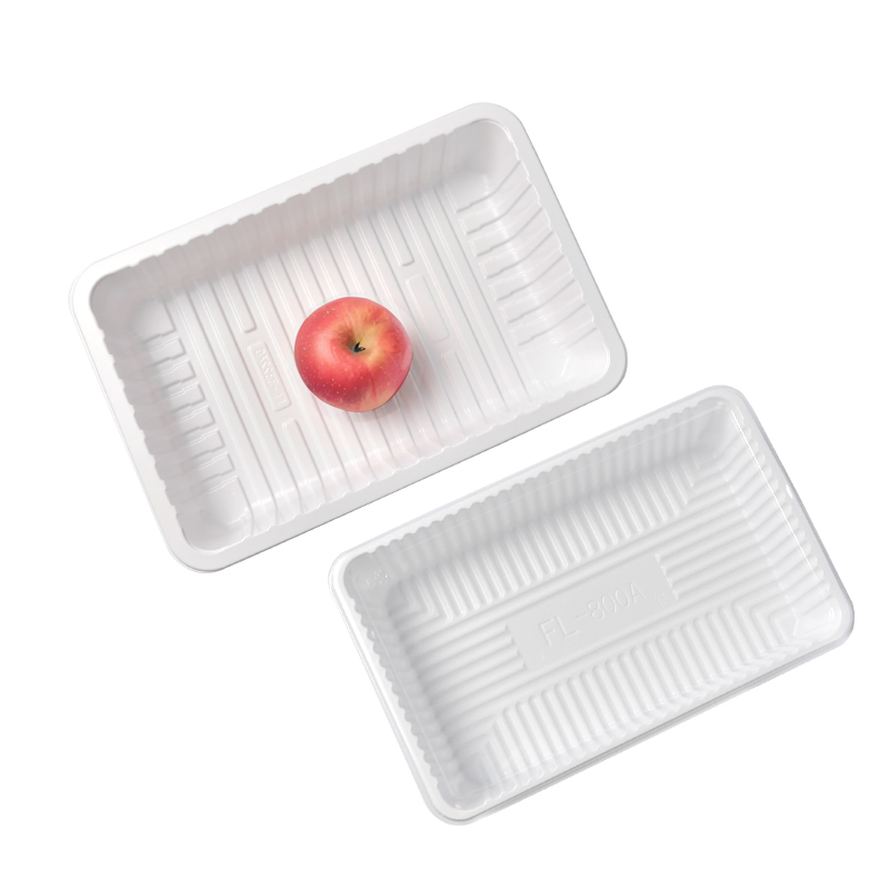 Unisupply Custom PP Plastic Fruit Tray for Tableware Meat Bread Fruit