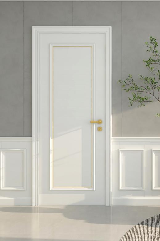 Premium Flame-Retardant Waterproof WPC Door for Ultimate Protection