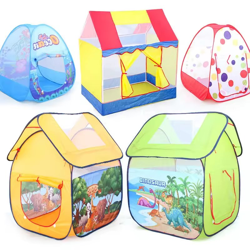 Wholesale Kids Play Dome Tent Kids Castle Play Tent Cartoon Pictures Portable Tent