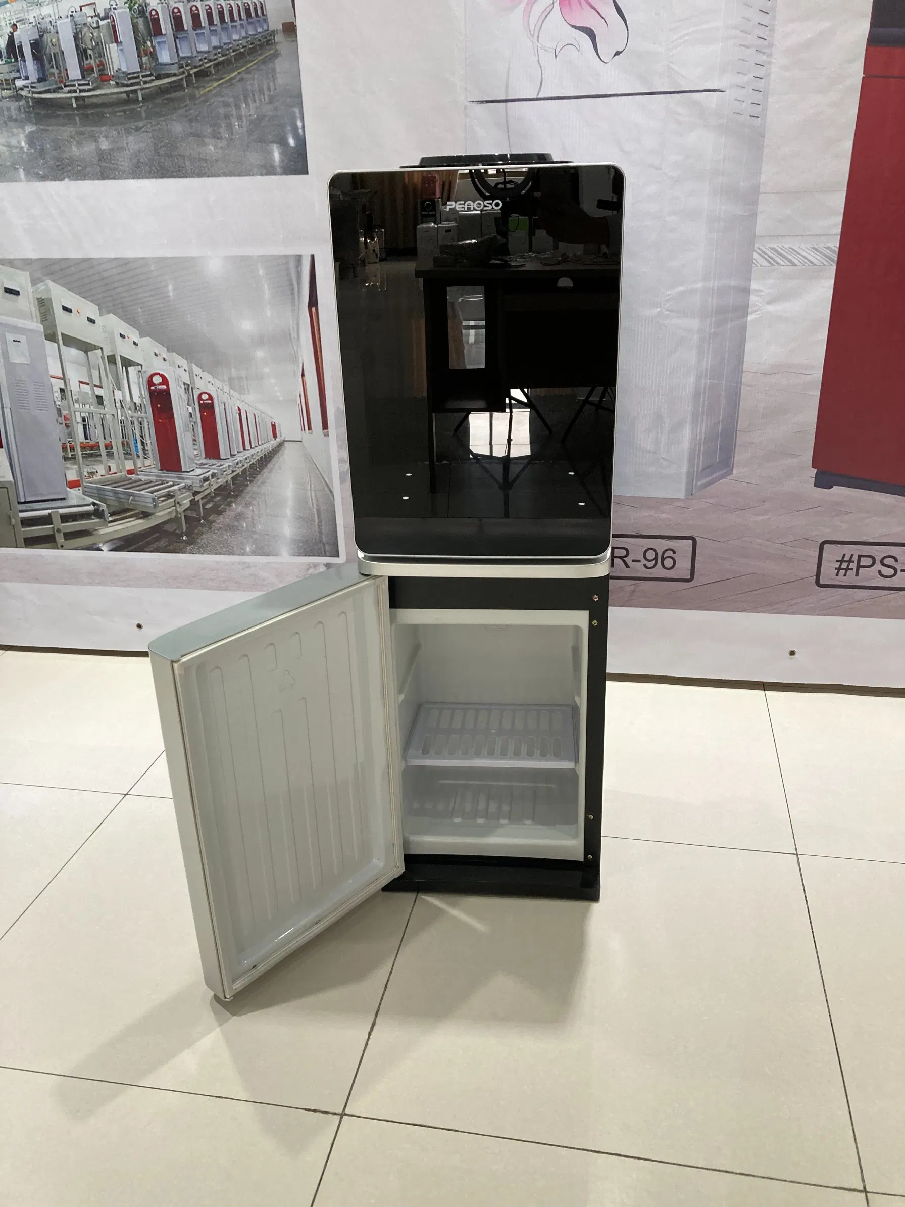 Напольный кулер с компрессором для горячей и холодной воды