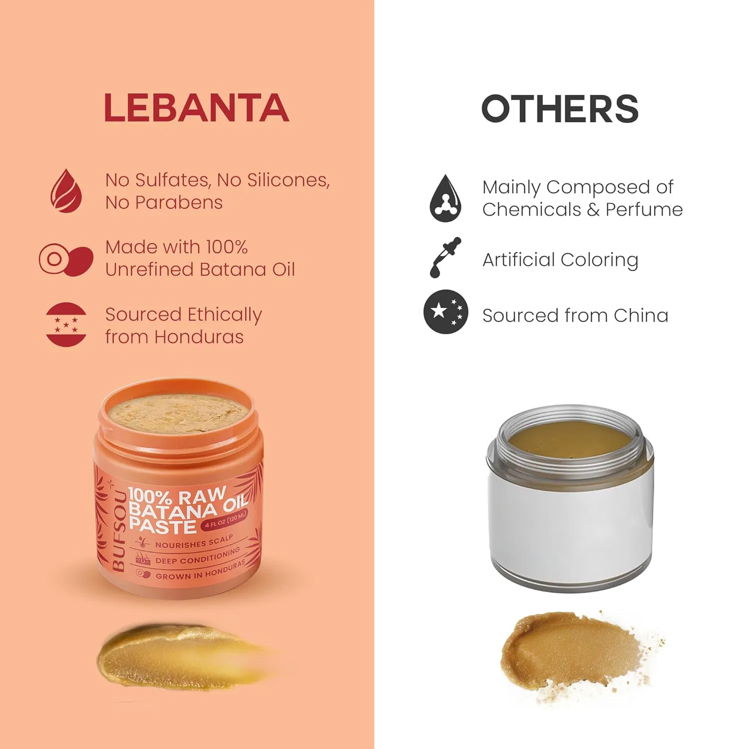 Hair Growth in Weeks Latin Natural Hair Treatment Private Label Vegan Nourishing Batana Hair Oil