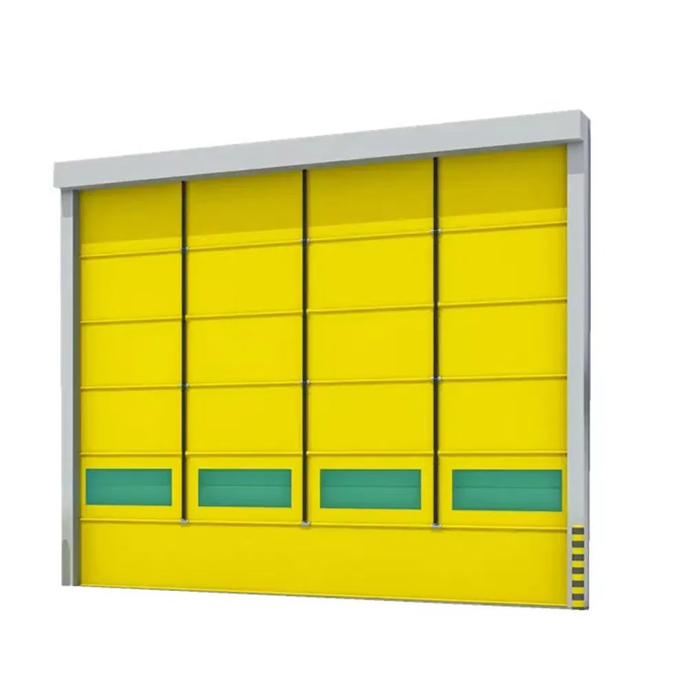 Auto Sensing Lift Sheet Shutter Car Wash Door Warehouse Auto High Speed PVC Stacking Doors