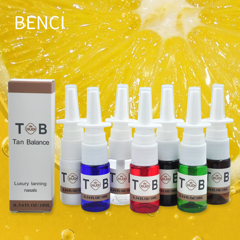 OEM 10ml 20ml Tanning Accelerator Tanner Nose Spray Instant Tanning Nasel Spray Customise