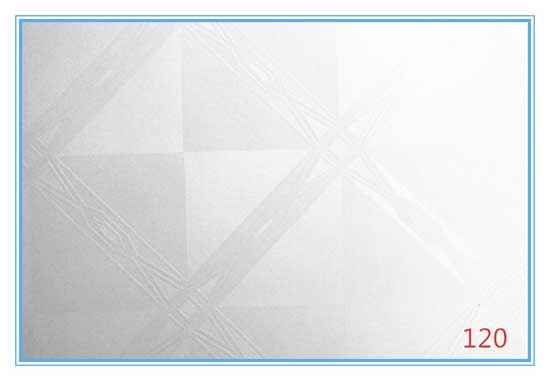 PVC Laminated Gypsum Ceiling Tiles Vinyl Faced and Aluminum Foil Backing