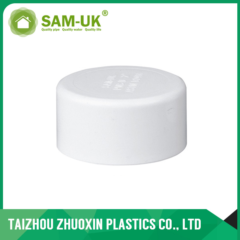 High Quality Sch40 ASTM D2466 White Plastic Pipe Cap An02