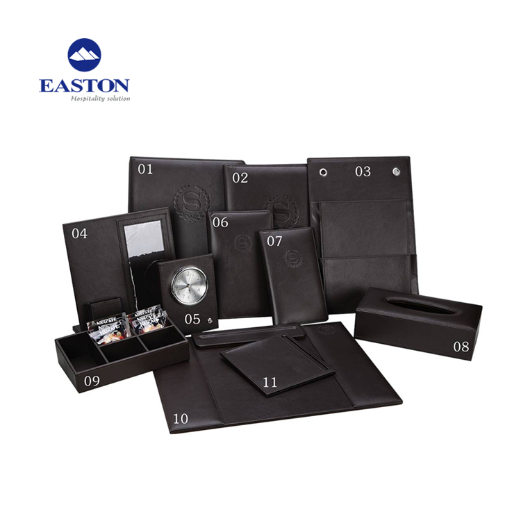 PU Leather Customized Minibar Wine List Folder