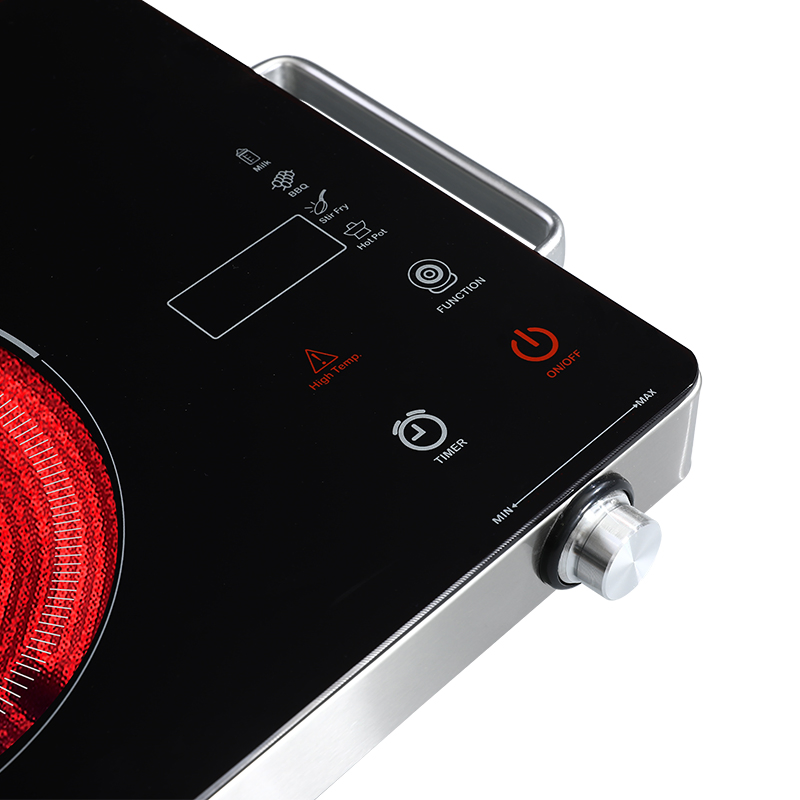 Hot Sale 2200W Electric Ceramic Stove Halogen Cooker Red Infrared Induction Cooker