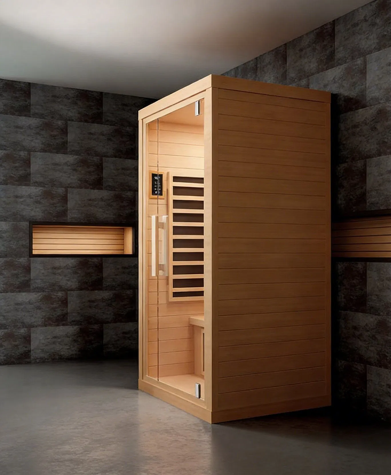 Инфракрасная сауна EV-004p из канадской тсуги на 2 персоны