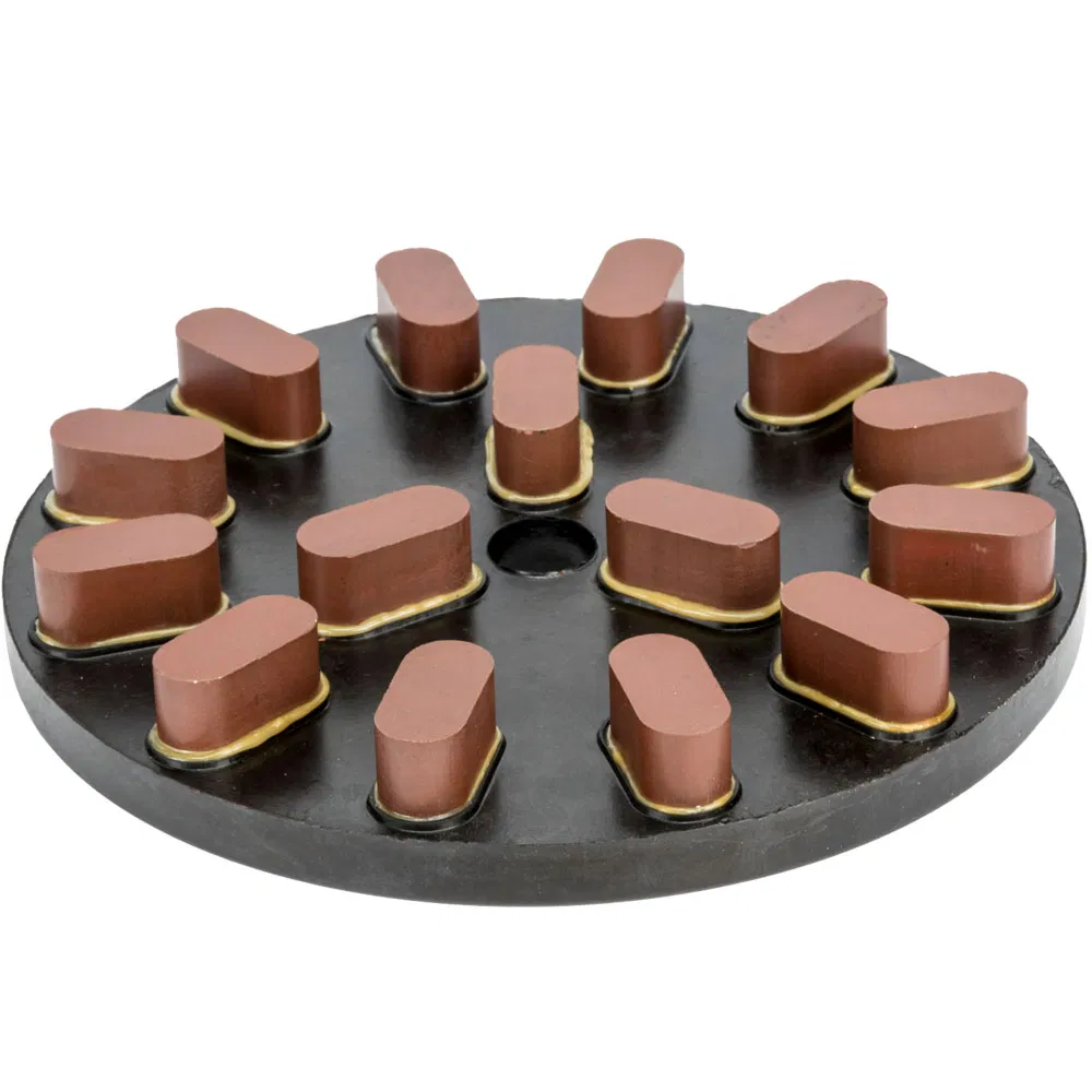 Resin Fickert Abrasives for Stone Grinding, Round Grinding Tools for Stone Polishing