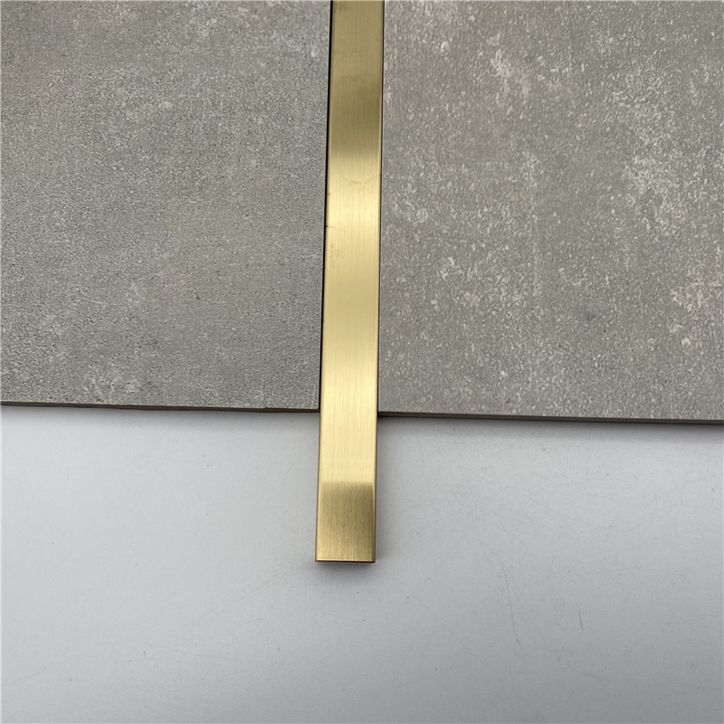 Stainless Steel 5/10/15/20mm Width Brass Tile Trim Bronze Floor Transition Strip