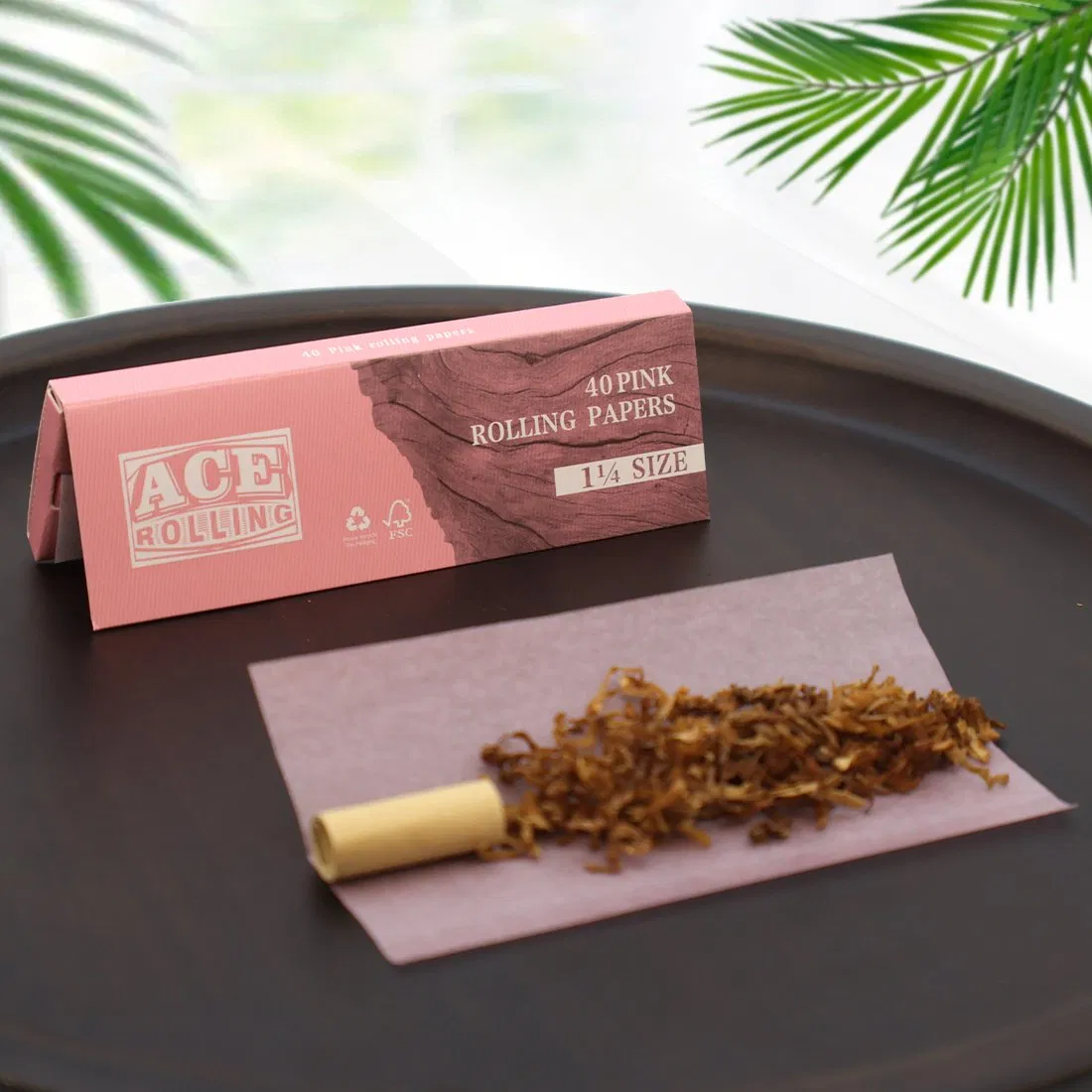 Custom Rolling Paper Tobacco 100% Natural Organic Raw Cigarette Papers Smoking