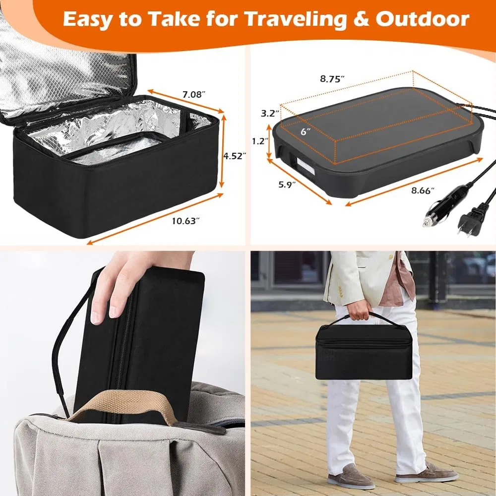 80W Electric Food Warmer Lunch Box for Different Kind of Food Containers