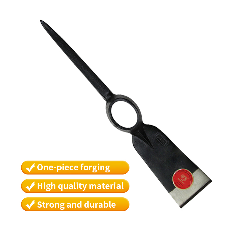 Black Forged Africa Markets Agriculture Digging Pickaxe with Fiberglass Handle