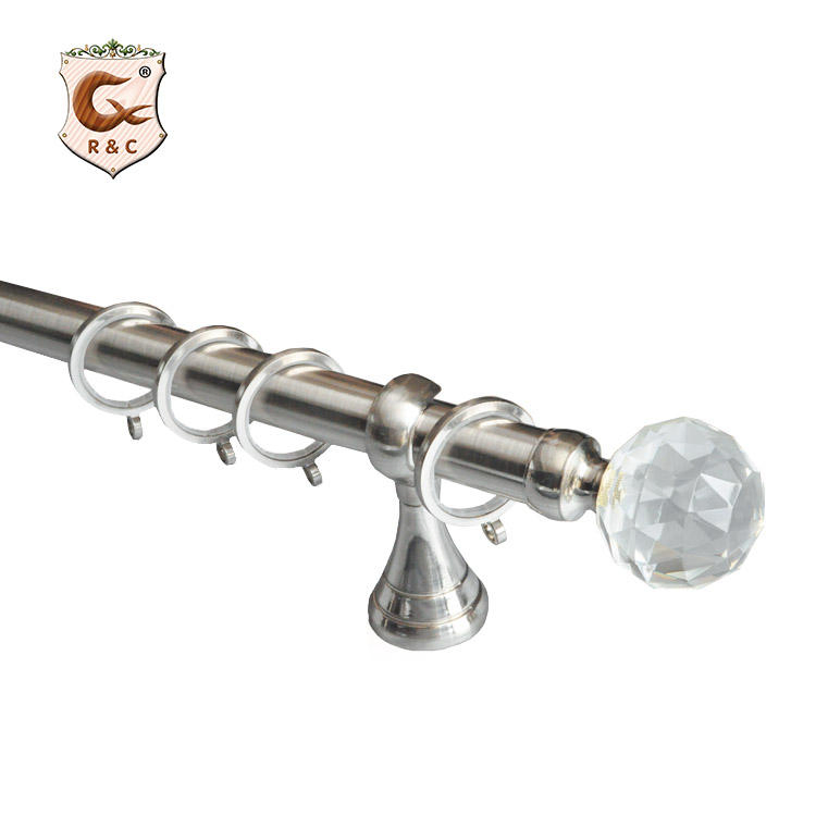 Manufacturer Custom Window Crystal Curtain Pole Set