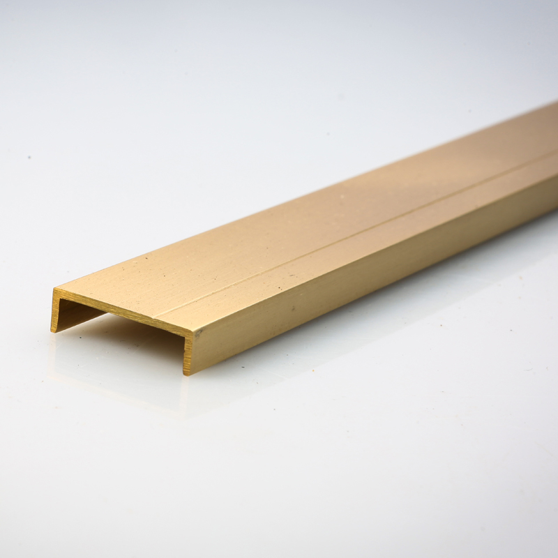 Villa Hotel Brass Profile Extrusion Processing Manufacturer Customized U-Shaped Copper Material