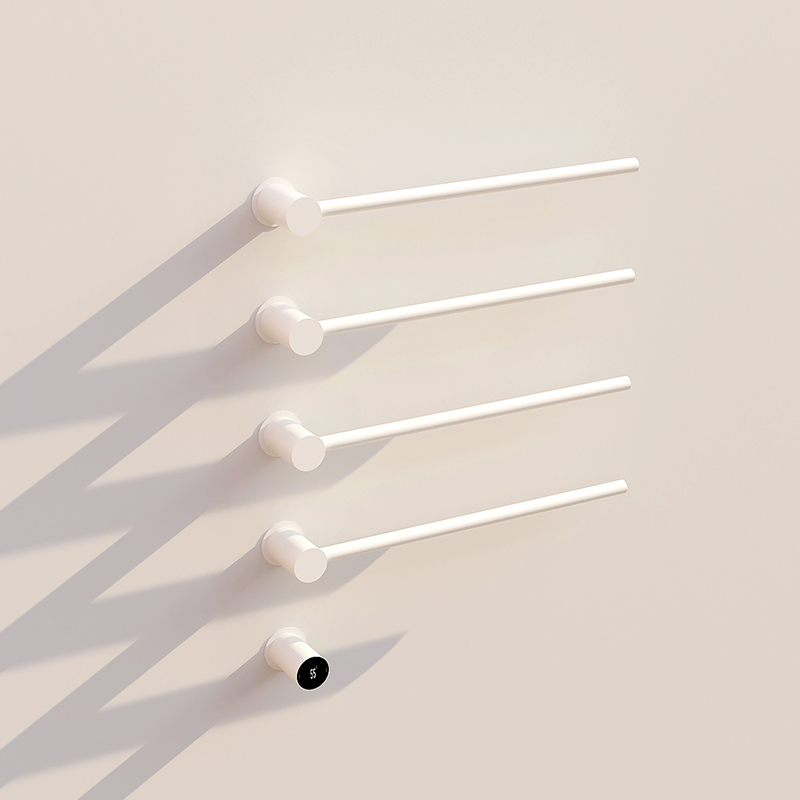 Нагреваемая вешалка для полотенец Brushed Nickel с таймером