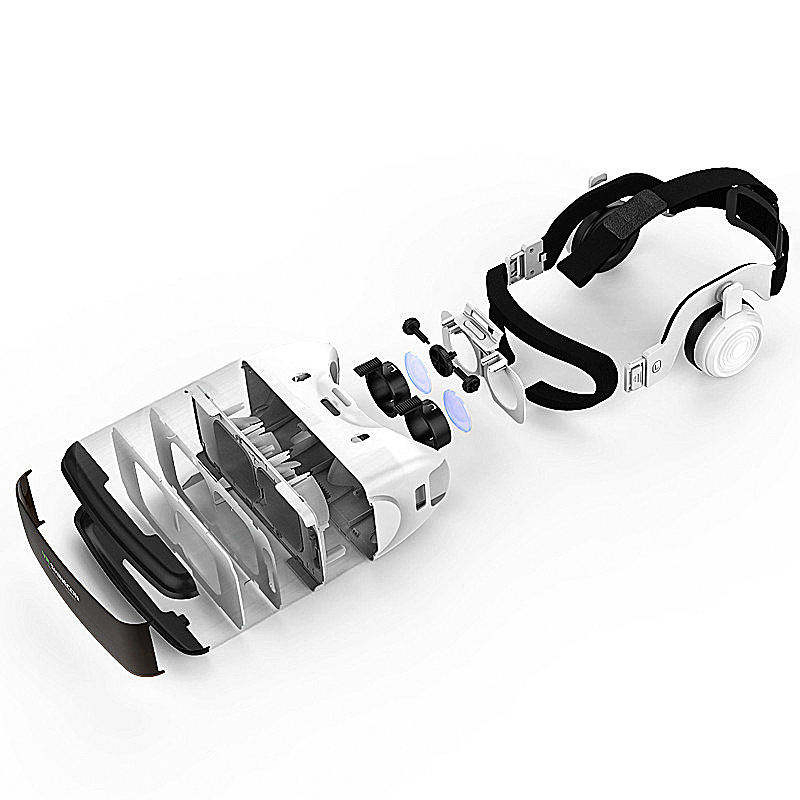 2025 Popular Styles Vr Ar in 2024 Video Virtual Reality Headset Customized All-in-One HD Movies Augmented Reali Smart 3D Vr Glasses