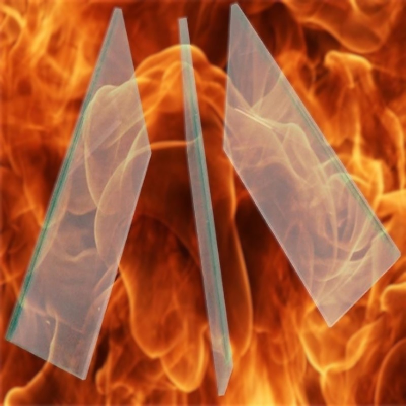 Supply Borosilicate 4.0 Fireproof Glass Sheets Premium Single-Layer Fireproof Glass Panels