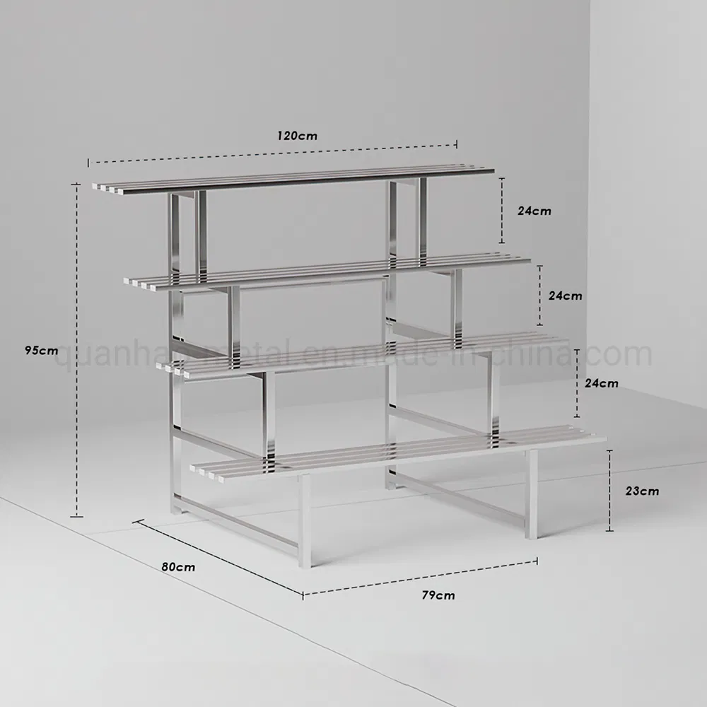 4 Tier Plant Stand Flower Display Shelf Flower Pot Holder for Balcony
