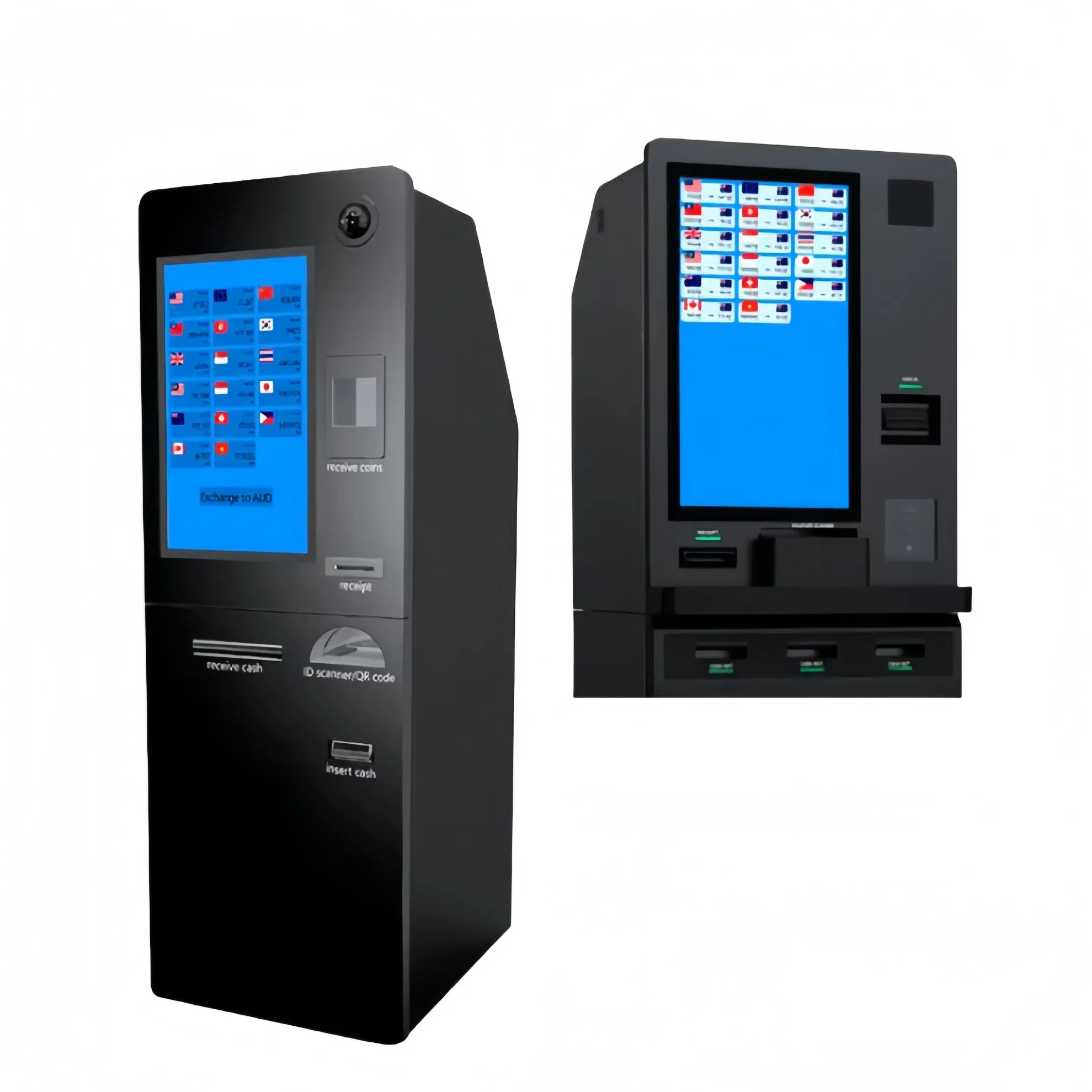 Foreign Currency Exchange Kiosk Self Service Cash Exchange Machine