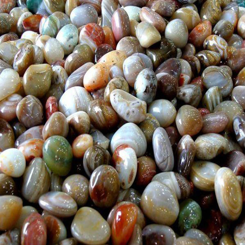 High Quality Natural Snow White Pebbles Tumbled Stone Pebble Garden Landscape Decoration Outdoor Gravel Pebble Stone