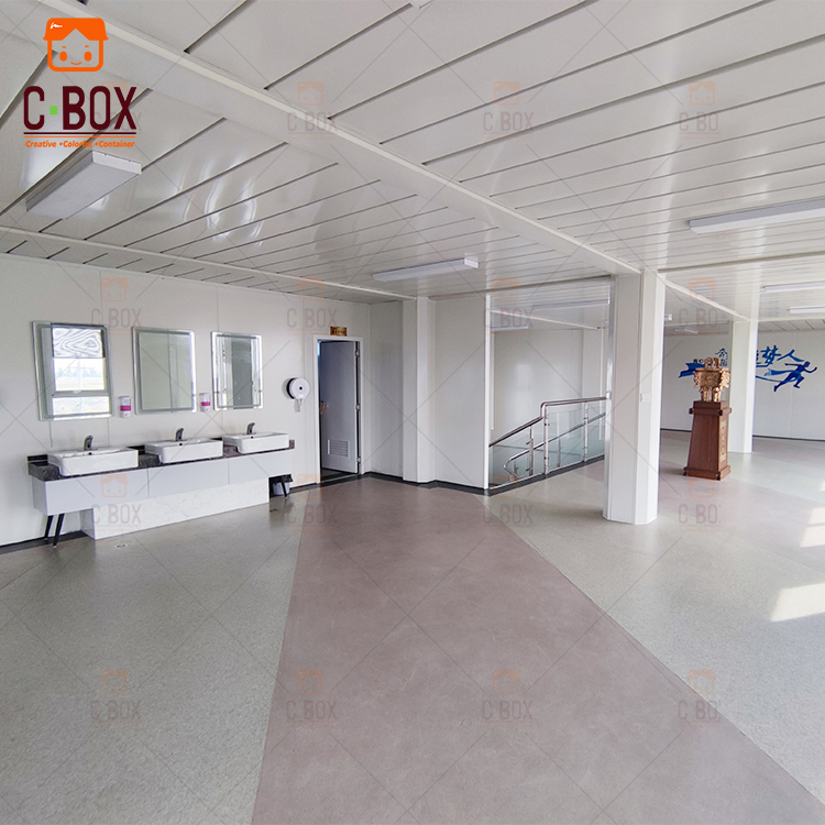 Cbox Easy Installation Expanded Prefab Sliding Z Container Houses of Office Building