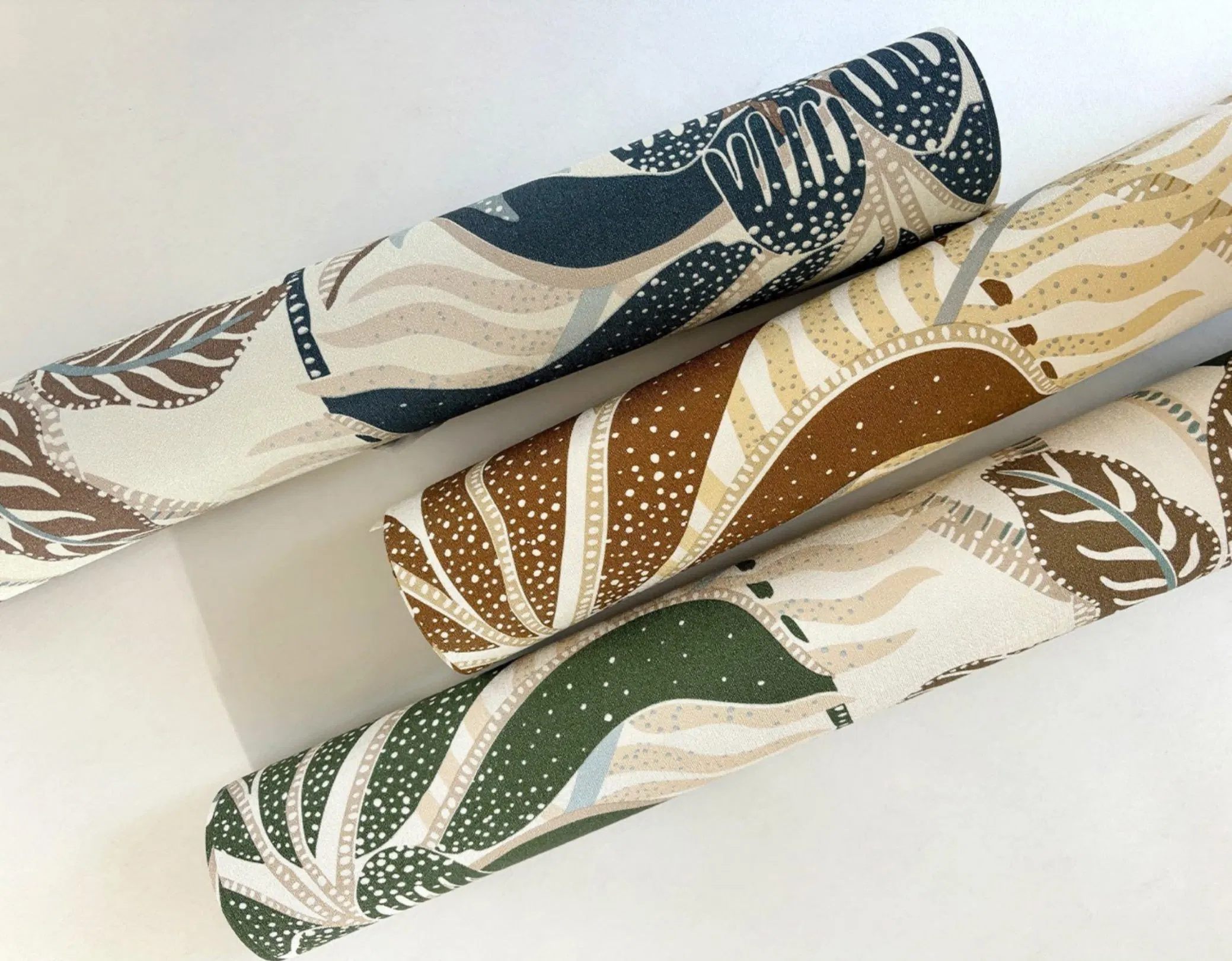 Decorative Wall Paper Natural Design 3D Painting Nature Mural Tropical Mysterious Leaves Landscape Wallpaper