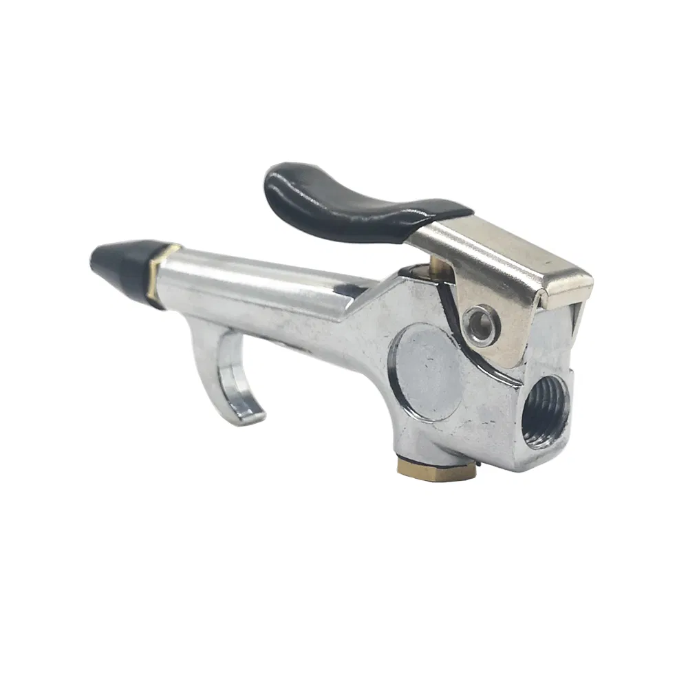 Zinc Alloy Rubber Tip Air Blow Gun for Air Compressor Blo Blower