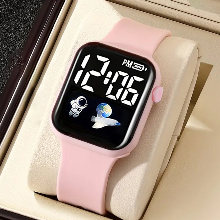 Pink Watch Set Girl's Gift Set Cute Cartoon Charming Watches