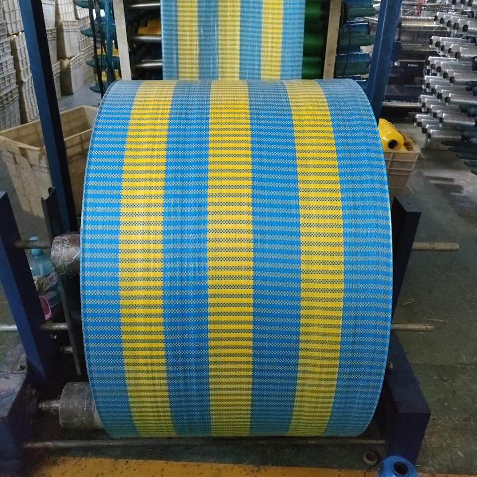 White Woven Bag Roll PP Woven Tubular Fabric for Making Rice Fertilizer Packing Bag