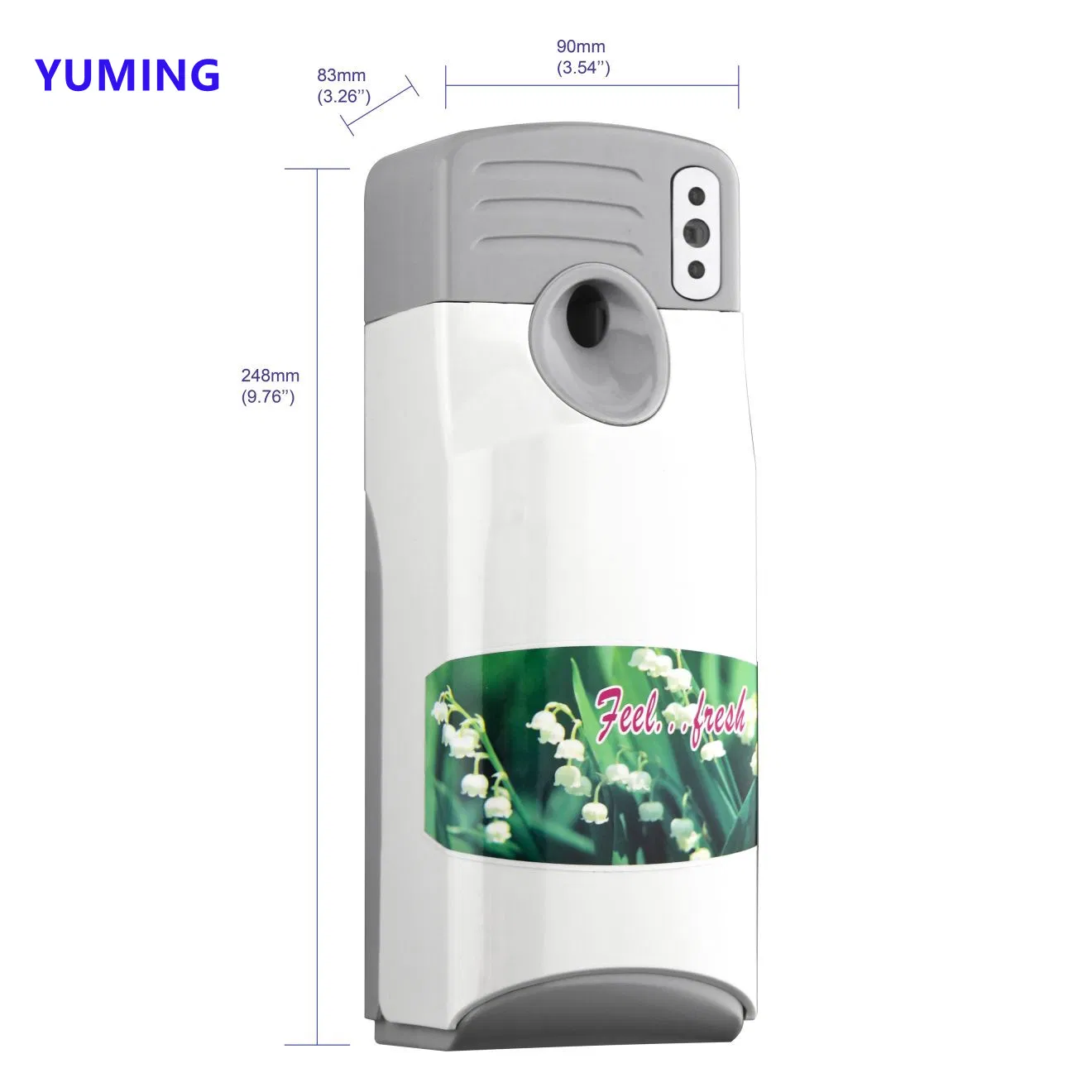 Hot Automatic Fragrance Dispenser Wall Mount ABS Air Freshener Aerosol Toilet Room Spray Perfume Dispenser with Remote Control