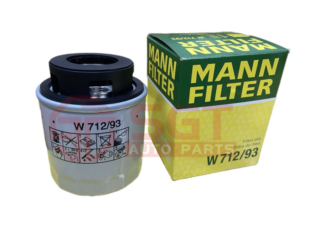 Масляный фильтр MANN W712/93 для VW/Audi/BYD