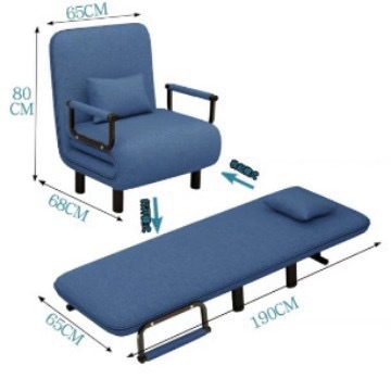 Convertible Folding Sofa Bed Perfect for Relaxing & Napping Space-Saving Design