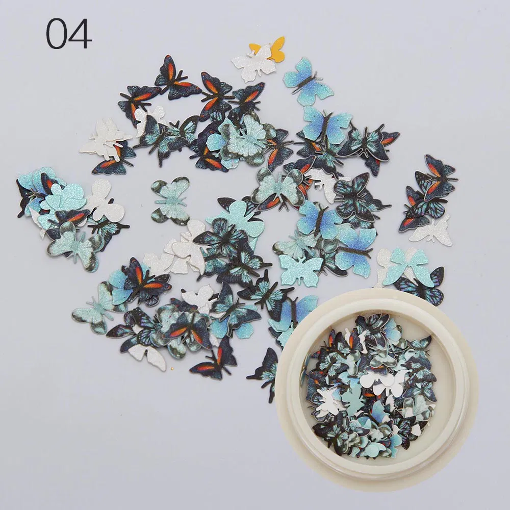 Mixed Wood Pulp Piece Animal Plant Color Flower Daisy Nail Art Decoration