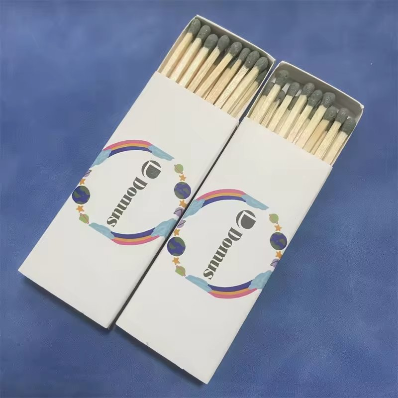 Wholesale Pink Safety Wooden Stick Matchbox Home Matches Colorful Safety Matches