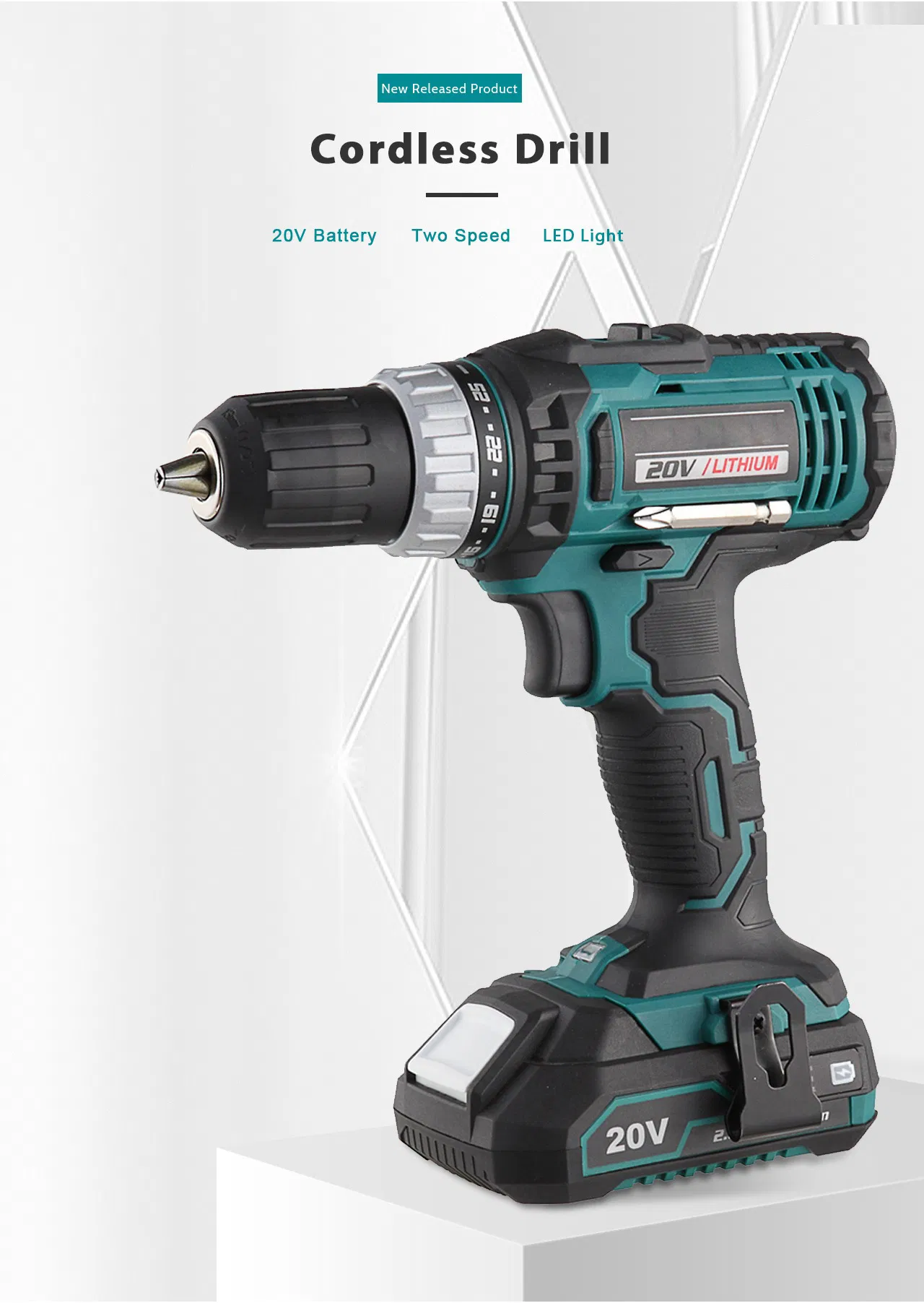 Behappy 20V/18V Battery High Quality Electric Power Tool Impact Drill Cordless Drill