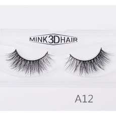 1 Pair Mink Lashes 3D Mink Eyelashes 100% Cruelty Free Lashes Handmade Reusable Natural Eyelashes Popular False Lashes Makeup